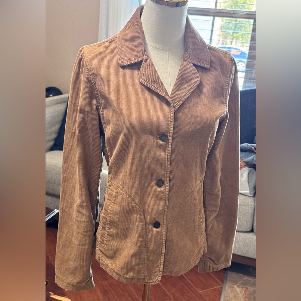 Abercrombie & Fitch Tan Corduroy Blazer